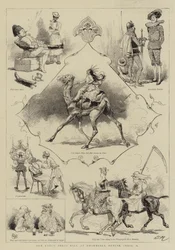 Unser Kostümball in Dharmsala, Punjab, Indien, II